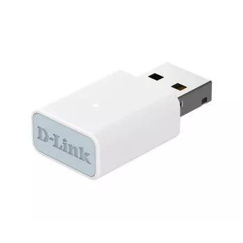 D-Link AC1300 Wi-Fi 5 Adattatore USB, con cavo e wireless, USB, WLAN, Wi-Fi 5 (802.11ac), bianco
