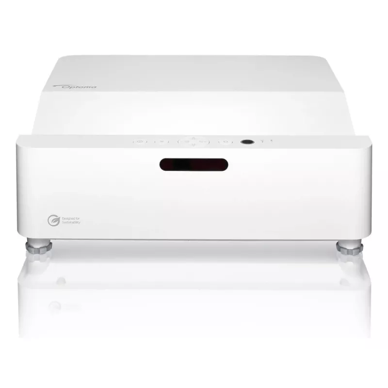 Optoma ZH430UST proiettore laser DLP a focale ultracorta, Full HD 1920x1080, 4000 lm, 3D, bianco