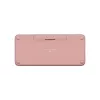 LOGITECH Pebble Keys 2 K380s - Tastiera Bluetooth compatta - Tonal Rose - Qwerty Int