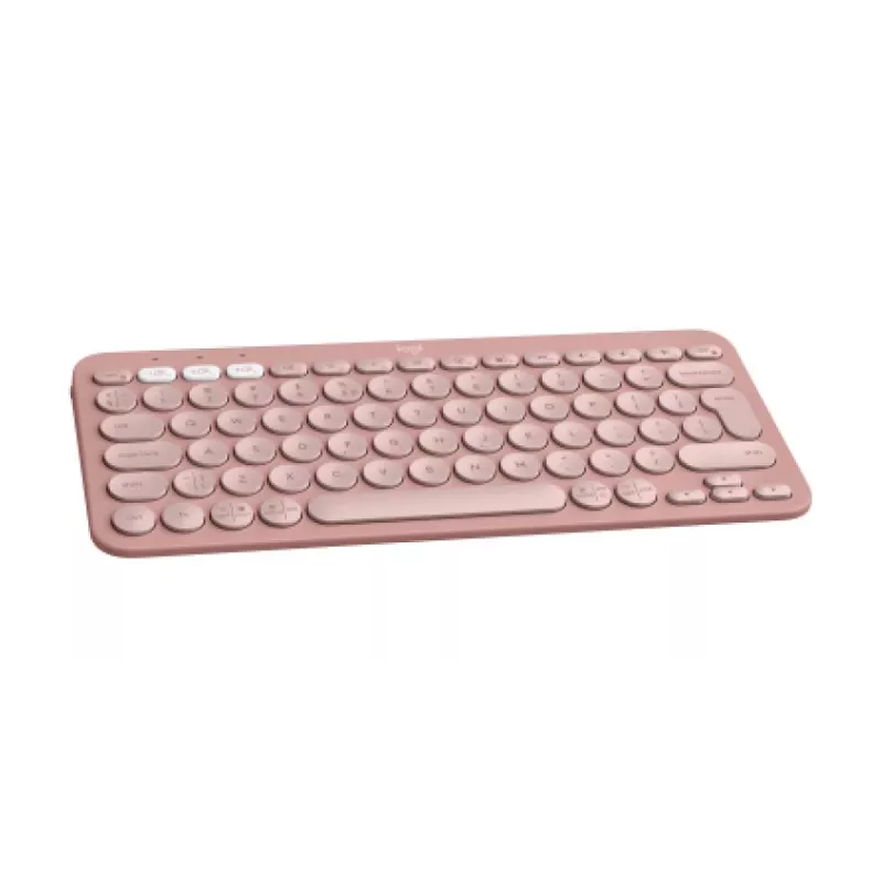 LOGITECH Pebble Keys 2 K380s - Tastiera Bluetooth compatta - Tonal Rose - Qwerty Int