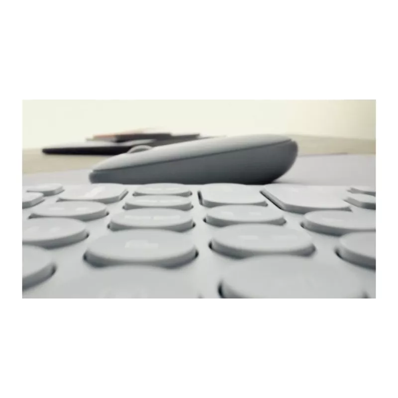 LOGITECH Pebble Keys 2 K380s - Tastiera Bluetooth compatta - Tonal Rose - Qwerty Int