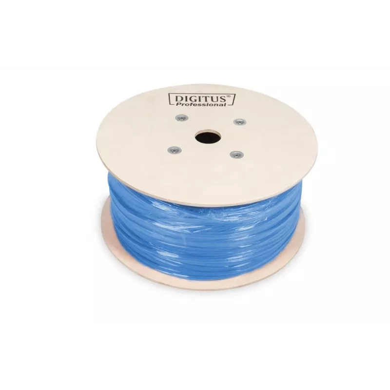 DIGITUS Cavo per installazione - CAT6a - U/FTP - AWG 23/1 - 305 m - blu