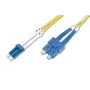 DIGITUS Cavo patch in fibra ottica, LC su SC OS2, Singlemode 09/125 µ, Duplex, lunghezza 3 m