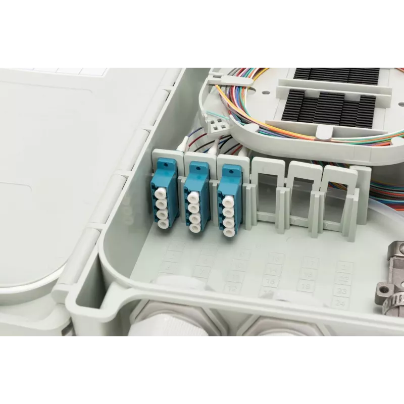 Digitus Box di distribuzione FTTH/FTTB premontata OS2 12 fibre LC/PC