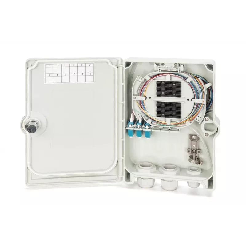 Digitus Box di distribuzione FTTH/FTTB premontata OS2 12 fibre LC/PC