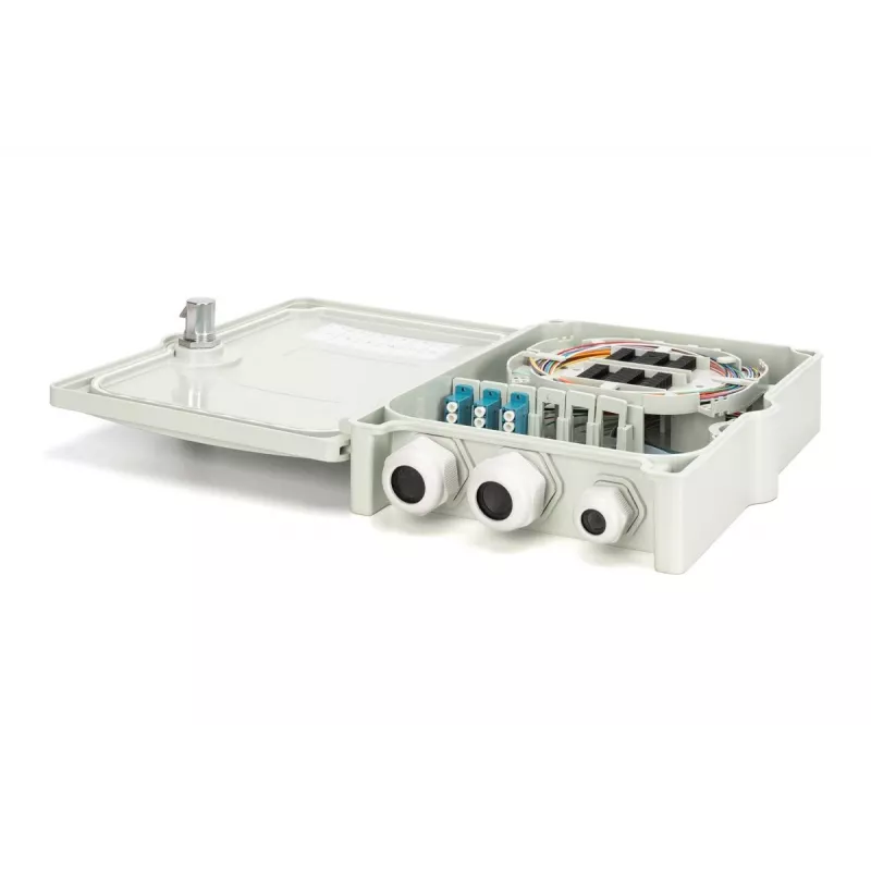 Digitus Box di distribuzione FTTH/FTTB premontata OS2 12 fibre LC/PC