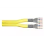 DIGITUS Cavo di installazione - CAT 7A - S/FTP - AWG 22/1 Duplex - 500m - giallo - B2ca