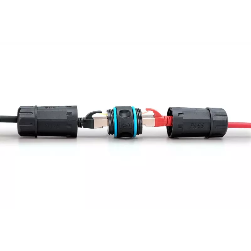 Digitus DN-93905-OD giunto RJ45 CAT 6A per esterni, IP68, nero