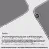 HP 105 Tappetino mouse disinfettabile, grigio, monocromatico, poliestere, gomma