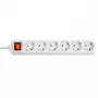 Lindy 73103 Ciabatta 6 uscite AC per interni bianco