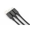 DIGITUS Cavo di ricarica 3-in-1 USB-A – Lightning + Micro-B + Type-C 1 m
