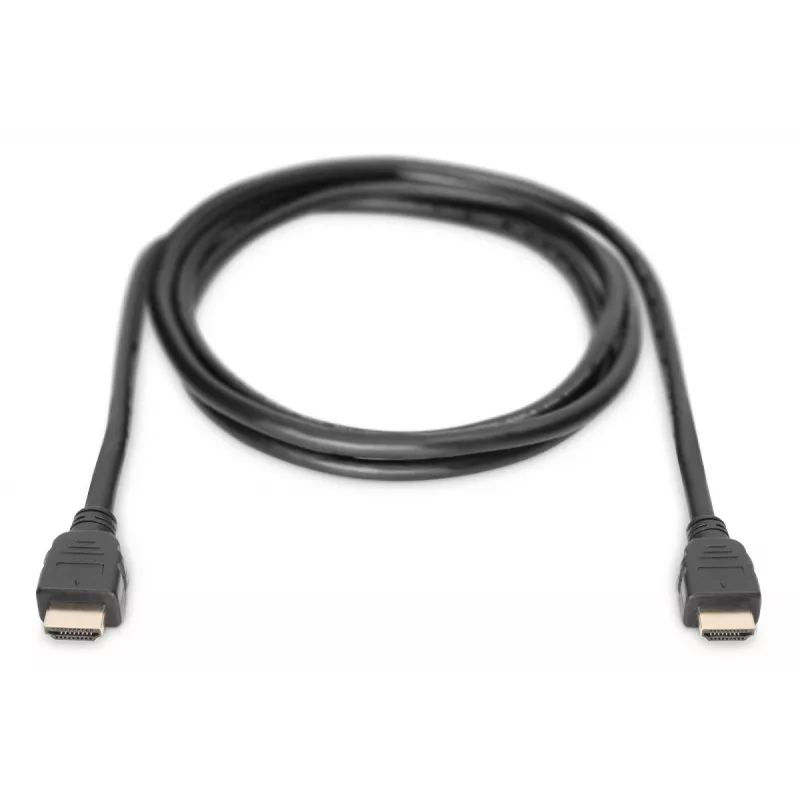 DIGITUS Cavo di connessione HDMI Ultra-High-Speed, Type-A M/M, 2 m con Ethernet, UHD 8K 60p, nero