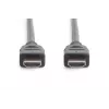DIGITUS Cavo di connessione HDMI Ultra-High-Speed, Type-A M/M, 2 m con Ethernet, UHD 8K 60p, nero
