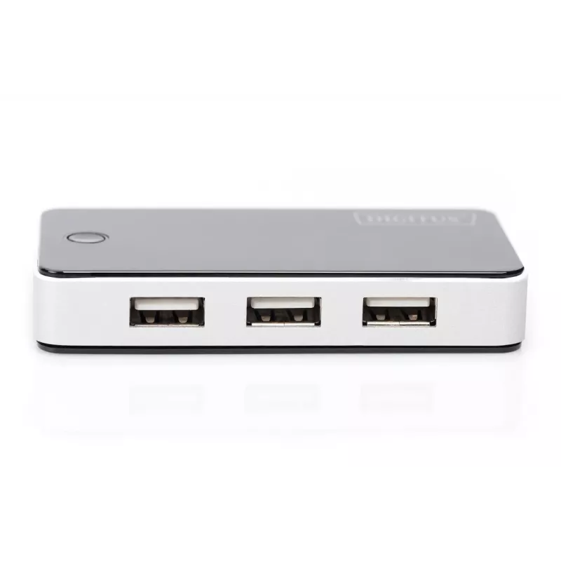 DIGITUS Hub USB 2.0 7 porte nero (da-70222)