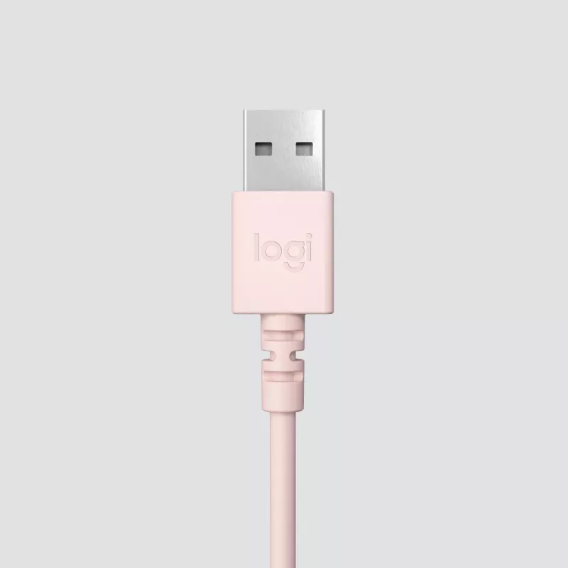 LOGITECH Cuffie - H390 - USB-A - rosa