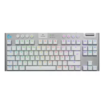 LOGITECH G915 X Lightspeed TKL Tastiera da gaming wireless low-profile bianca Tactile - Qwertz tedesco