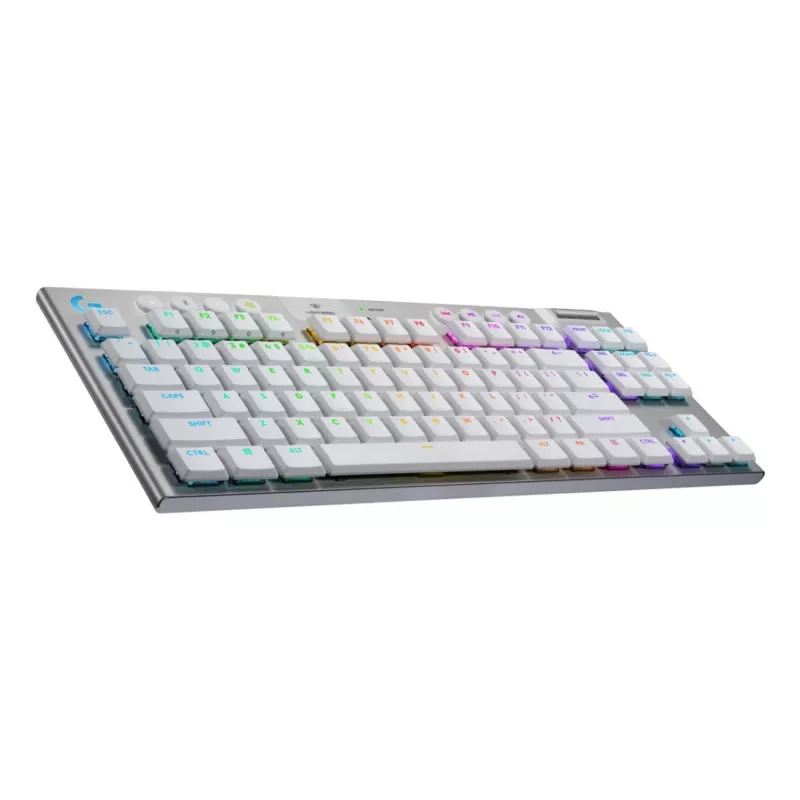 LOGITECH G915 X Lightspeed TKL Tastiera da gaming wireless low-profile bianca Tactile - Qwertz tedesco