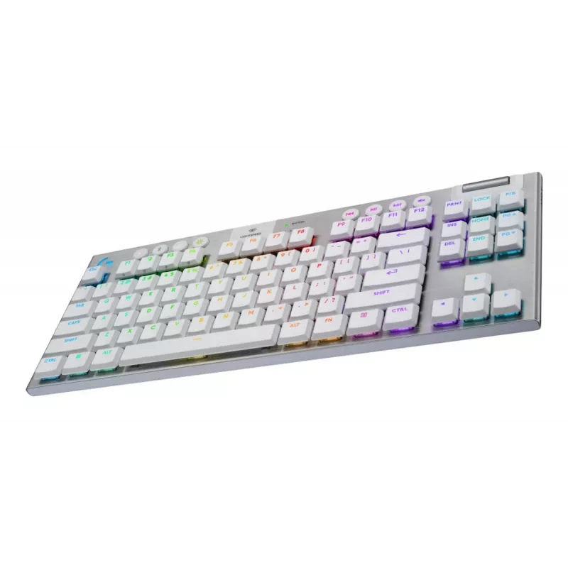 LOGITECH G915 X Lightspeed TKL Tastiera da gaming wireless low-profile bianca Tactile - Qwertz tedesco