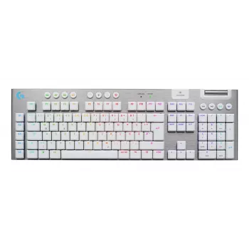 Logitech G G915 X LIGHTSPEED Tastiera Gaming USB RF Wireless Bluetooth QWERTZ tedesco bianca