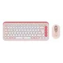 LOGITECH Wireless Combo - Pop Icon - rosa e off white Qwertz tedesco