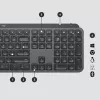 LOGITECH MX Keys For Business - grafite - svizzero Qwertz
