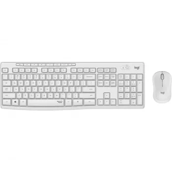 Combo wireless Logitech MK295 Silent Off White Qwertzu Hun