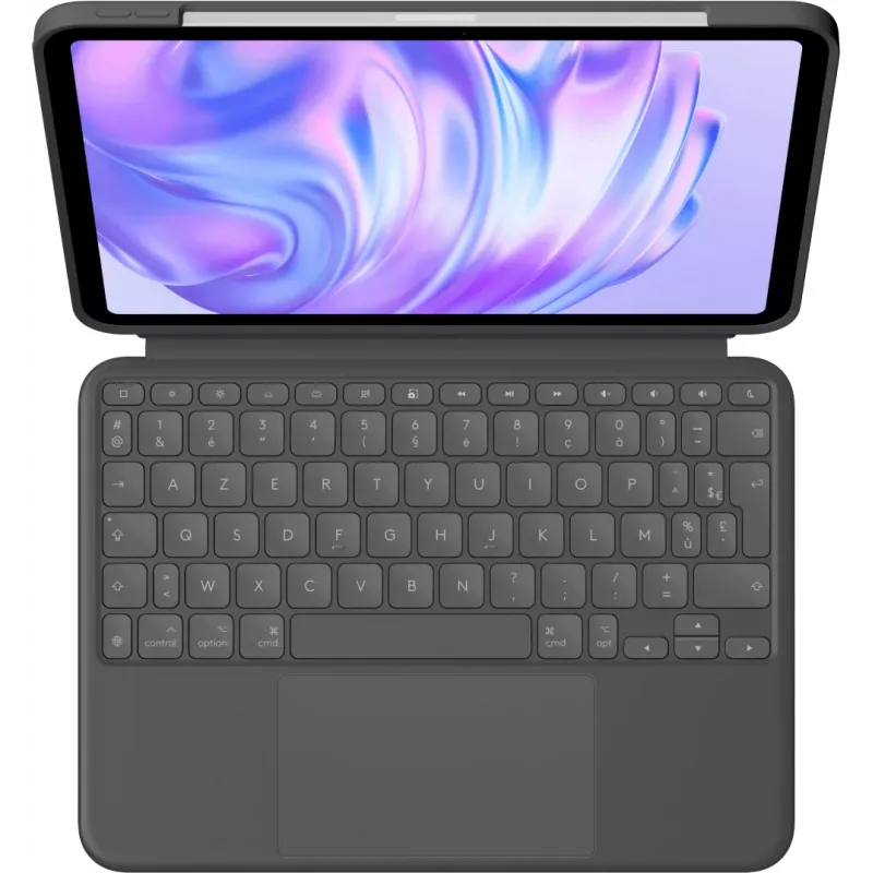 LOGITECH Combo Touch custodia per tastiera - per iPad Pro 11in M4/M5 - grafite - Azerty francese