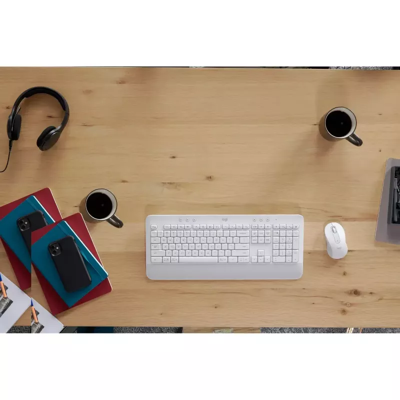 Logitech Signature MK650 Combo for Business – tastiera e mouse wireless a grandezza naturale