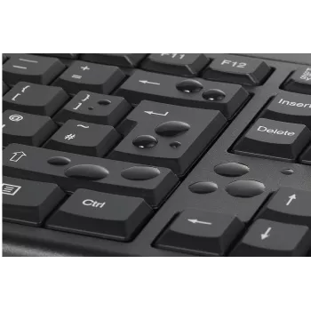 Kensington K75562DE, wireless, RF Wireless, a membrana, QWERTZ, nero, mouse incluso