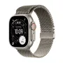 APPLE Watch Ultra 3 GPS + Cellular 49 mm Case in titanio naturale con cinturino Milanese Loop in titanio naturale