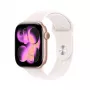 APPLE Watch Series 11 GPS 46mm Case in alluminio oro rosa con cinturino sport azzurro S/M