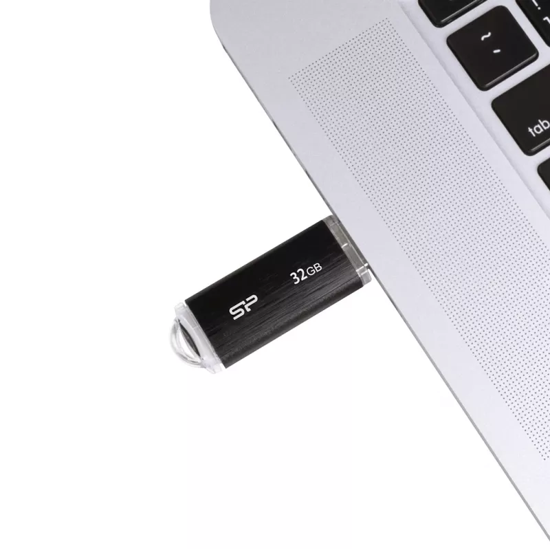 SILICON POWER Ultima U02 - 32 GB Chiavetta USB - USB 2.0 - Nero