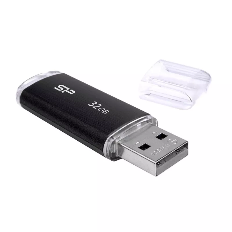 SILICON POWER Ultima U02 - 32 GB Chiavetta USB - USB 2.0 - Nero