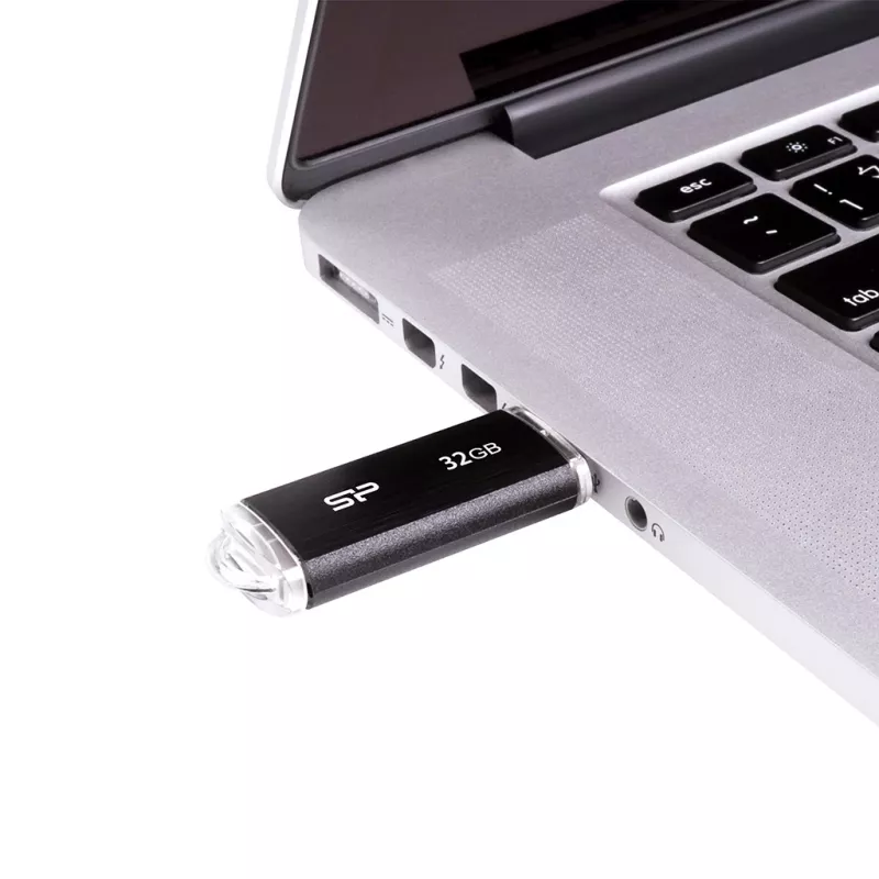 SILICON POWER Ultima U02 - 32 GB Chiavetta USB - USB 2.0 - Nero