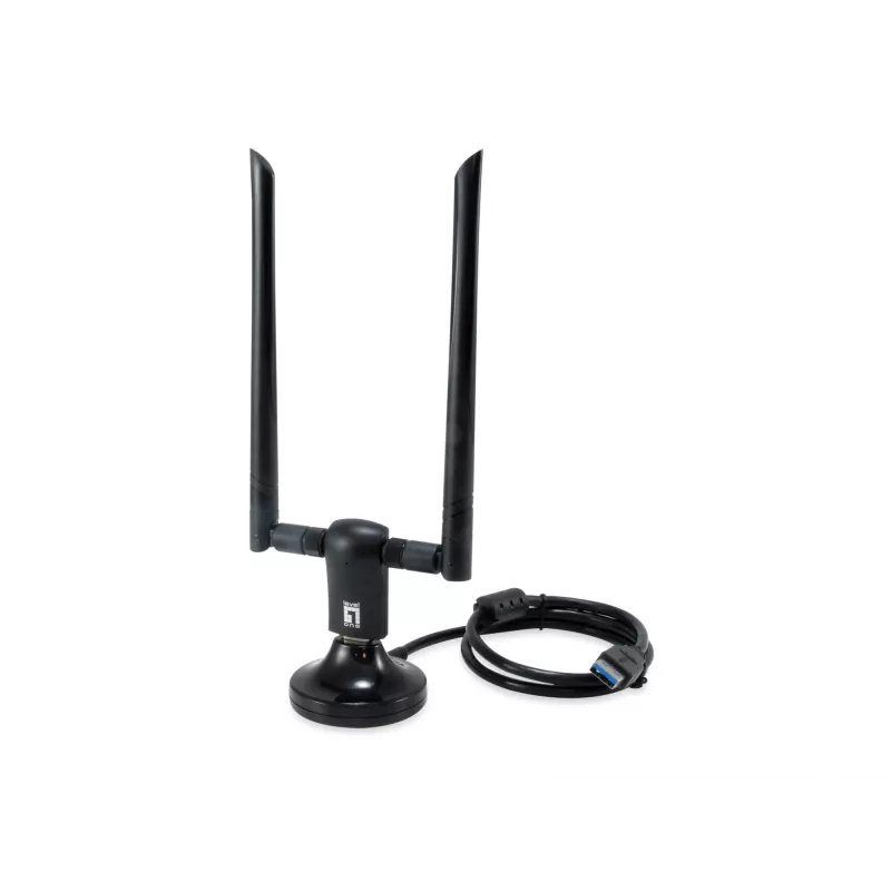 Adattatore di rete USB WLAN dual band AC1200 LevelOne, canale 1-13