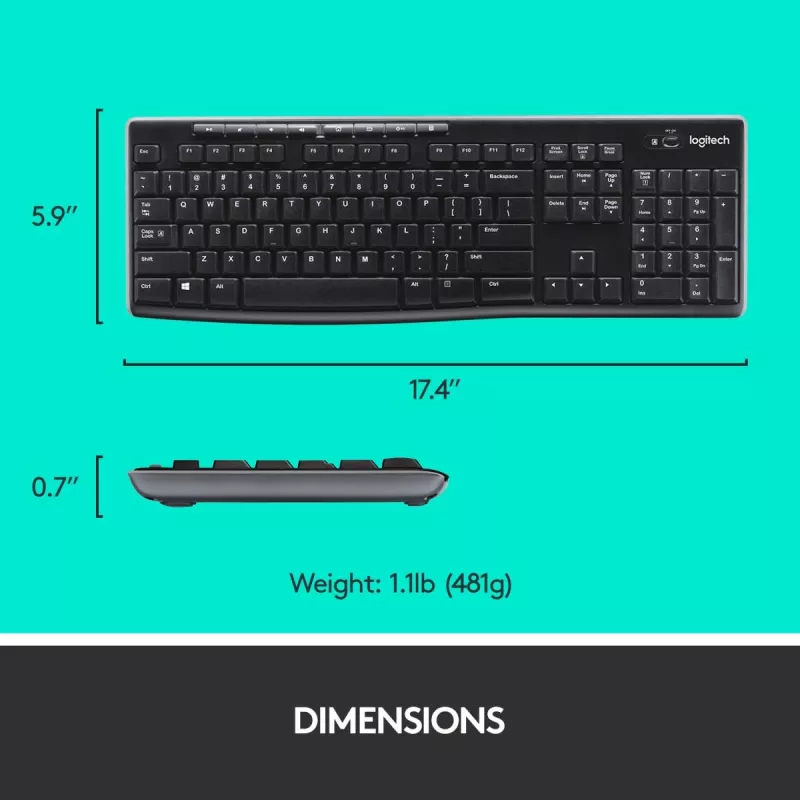 LOGITECH Wireless Desktop MK270 - QWERTZ svizzero-lussemburghese
