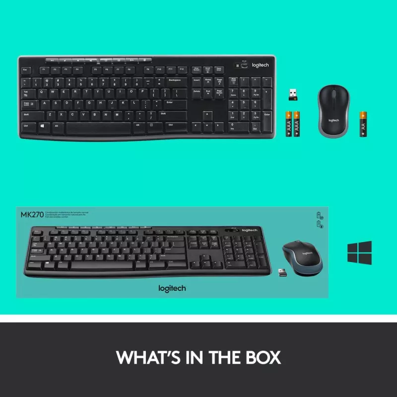 LOGITECH Wireless Desktop MK270 - QWERTZ svizzero-lussemburghese