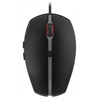CHERRY GENTIX 4K mouse con cavo, nero, USB, ambidestro, ottico, USB, 3600 DPI, nero