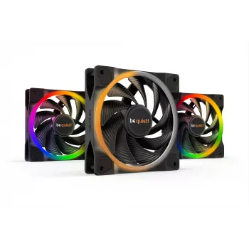 be quiet! Light Wings ventola 120 mm ARGB PWM High-Speed, nero, confezione da 3