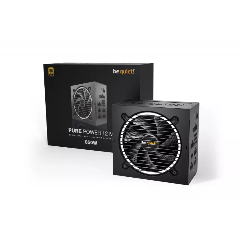 be quiet Pure Power 12 M alimentatore 850 W 20+4 pin ATX ATX nero