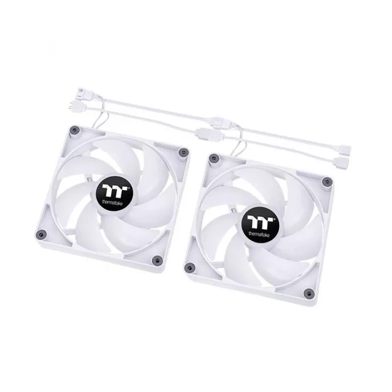 Ventola Thermaltake TT CT140 ARGB Sync bianca 500-1500 RPM cuscinetto idraulico