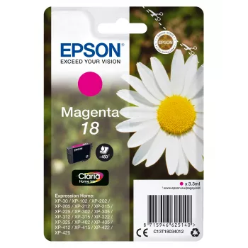 Epson Daisy confezione singola magenta 18 inchiostro Claria Home