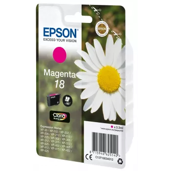 Epson Daisy confezione singola magenta 18 inchiostro Claria Home