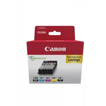 Canon 2078C008 cartuccia d'inchiostro 5 pz. originale nero, ciano, magenta, giallo