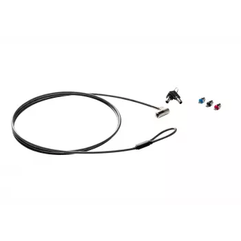 HP Sure Key lucchetto con cavo, 1,83 m, chiave, nero, argento