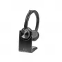 HP Poly Savi 7320 UC 8L553AA cuffie DECT con microfono, stereo, sovraurali, senza fili, certificate per Microsoft Teams, nere