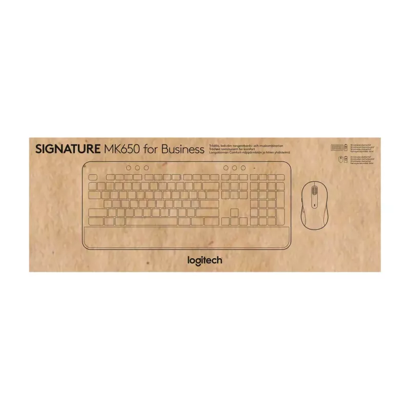 LOGITECH Signature MK650 Combo For Business - Graphite - QWERTY internazionale US