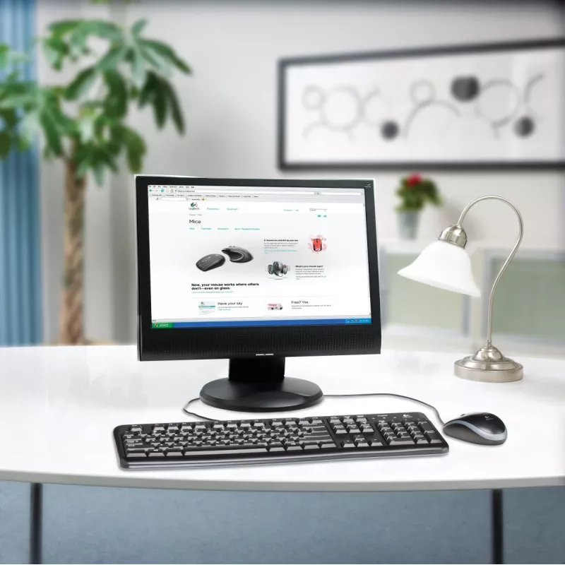 LOGITECH tastiera K120 - per aziende Azerty belga