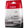 Canon BCI-15BK cartuccia inchiostro nero (confezione doppia), nero, inchiostro pigmentato, 2 pz., 242 pagine, multipack
