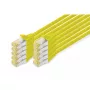 DIGITUS cavo patch - CAT6a - S/FTP - snagless - 1m - giallo - confezione da 10